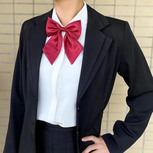 Vista 3 de Women Uniform Bow Tie, School Girl Cute Anime Bowtie For Lolita & Godmother & Cosplay or Fairy Necktie Costume W-B-T3