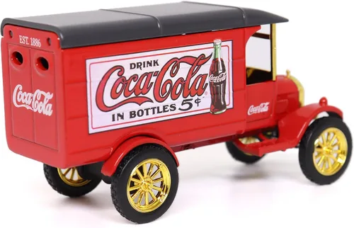 Vista 8 de Motor city classics Coca-Cola Diecast coleccionable 1926 Ford Model TT Delivery Van 1:43 Diecast Scale Model 443026 Producto