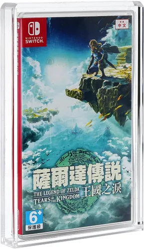 Vista 6 de Clear Acrylic Protective Case Compatible for Nintendo Switch Games,4MM Thick Protective Cover Display Case Protector for Switch Games Box (Pack of 2)