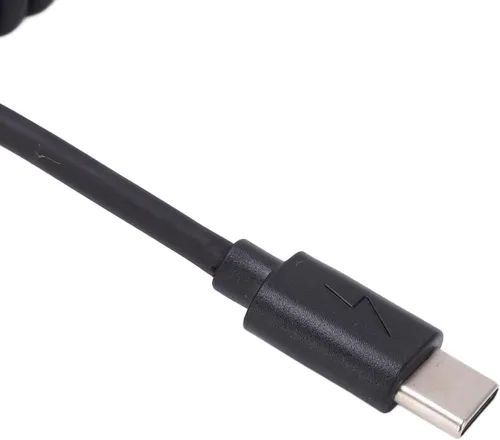Vista 7 de USB C a D Tap, dispositivo USB C para tableta de teléfono móvil a D Tap Power Flexible Spring Cable adaptador conector para V montaje videocámara