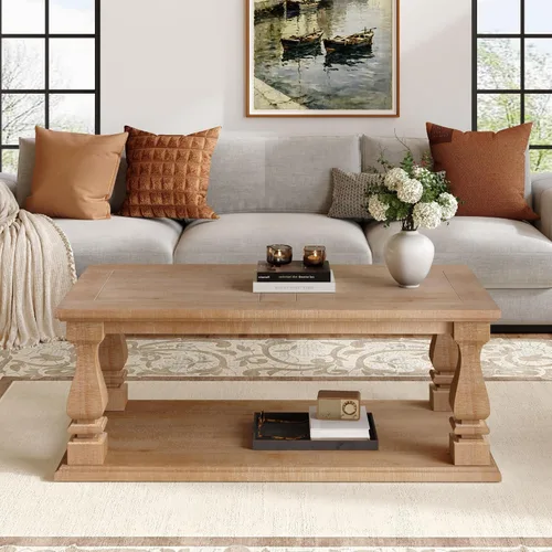 Vista 31 de WILLIAMSPACE 11.81" Square Wood Side Table for Living Room, No Assembly 11.81"*19.69"h-gray Textured