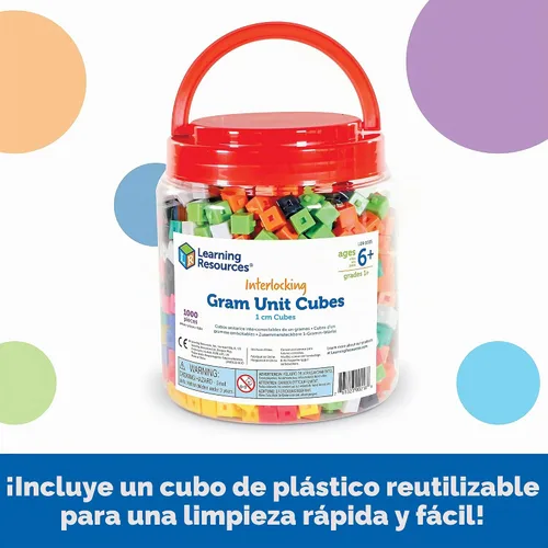 Vista 4 de Learning Resources juego de 1000 cubos que se conectan
