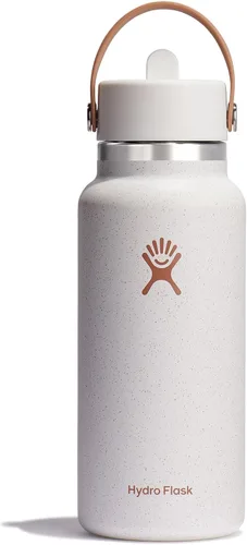 Vista 60 de Hydro Flask de boca ancha con tapa Flex de pajita de 24 onzas Agave