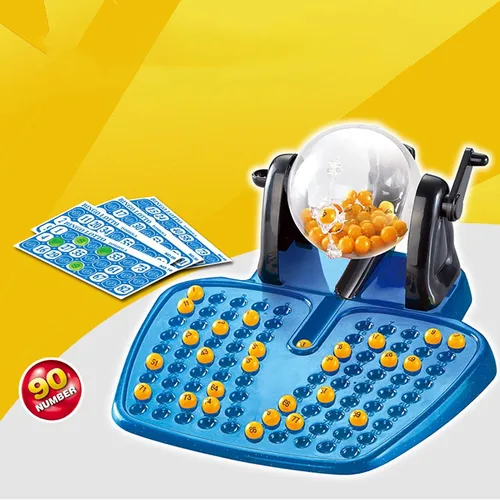 Vista 8 de Juego de bingo, lotería tradicional, juego de bingo de lotería con 90 bolas y 38 tarjetas para juegos de mesa de máquina de lotería