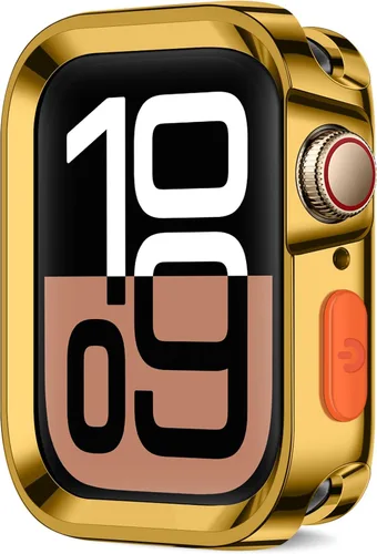 Vista 8 de Estuche Resistente Compatible con Apple Watch Case 41mm 40mm Series 9/8/7/6/5/4/SE3/2/1, Funda Protectora Amortiguadora de TPU Flexible y Suave