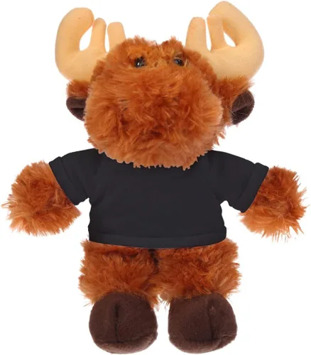 Vista 14 de Plushland Alce flexible de 8 pulgadas con camiseta, regalo personalizado, texto personalizado en la camiseta, gran regalo para el día de la madre