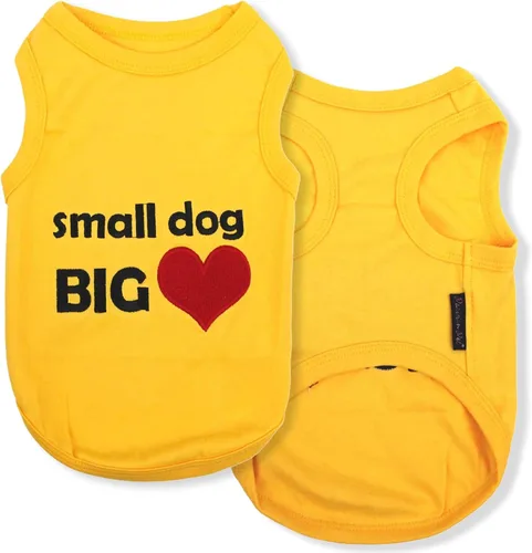 Vista 9 de Parisian Pet Camisa para perros – Camisas para perros pequeños – Ropa negra sin mangas para cachorros – Ropa transpirable para perros – Ropa
