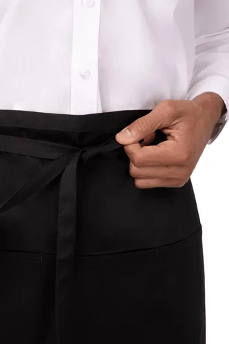 Vista 5 de Chef Works Delantal de camarero reversible unisex con bolsillos