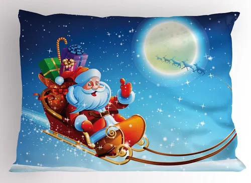 Vista 55 de Lunarable Juego de 2 fundas para almohada de otoño, tema vintage otoñal con estilo granja, ilustración de flores silvestres, artículo de cama