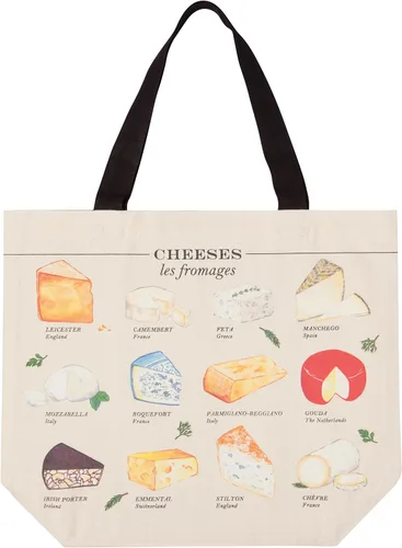 Vista 13 de Now Designs Printed Reusable Cotton Tote Bag, 15 x 18 inch