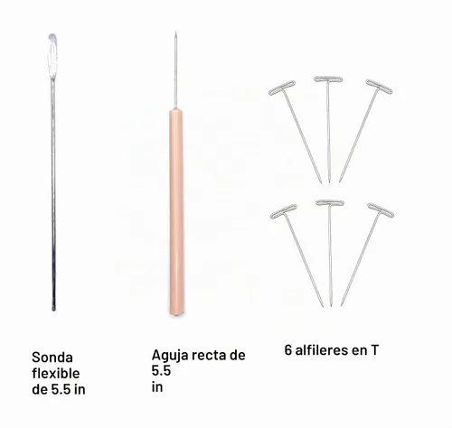 Vista 4 de Juego de disección de lujo de 20 piezas en estuche de plástico para laboratorio de anatomía, biología y disección general