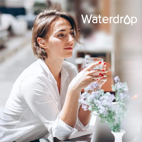 Vista 8 de Waterdrop D6 - Filtro de agua por ósmosis inversa, 600 GPD Sistema de ósmosis inversa sin tanque bajo el fregadero, reduce PFAS, relación 2:1