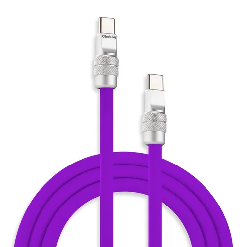 Vista 46 de chubbycable Chubby 2.0 USB C 240W Cable de carga rápida de silicona suave y duradero, cable de carga extra grueso compatible con iPhone 17-15 Series