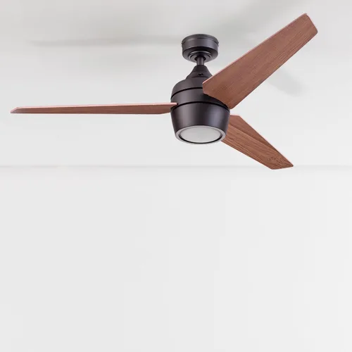Vista 12 de Honeywell Ventiladores de techo Eamon Modern - Ventilador de techo moderno de 52 pulgadas con luz, control remoto, ventilador LED para interiores