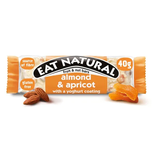 Vista 5 de Eat Natural Barra de Frutas y Nueces con Recubrimiento de Almendra Albaricoque y Yogur, 5.29 oz
