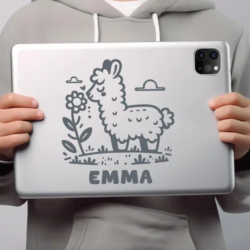 Vista 4 de Calcomanías de pared de animales, calcomanías personalizables con nombre de bebé y decoración de animales del bosque, calcomanías de pared