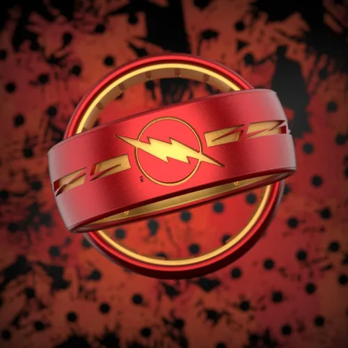 Vista 2 de Enso Rings Colección DC Comics Anillo de silicona grabada cómodo, transpirable y seguro Batman, Superman, The Flash y Wonder Woman