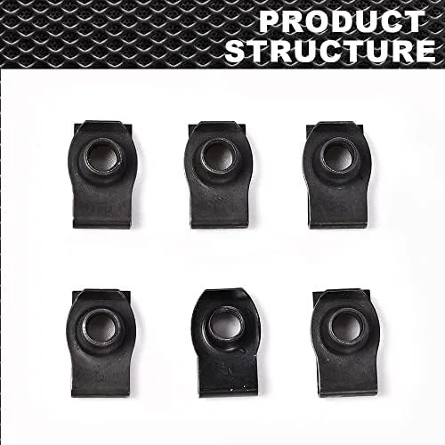 Vista 8 de CROSSDESIGN Juego de 6 tornillos Torx y tuerca plana compatibles con Polaris Ranger RZR General Body
