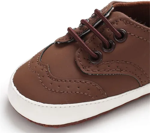 Vista 17 de COSANKIM Zapatos deportivos para bebé niño y niña, zapatos de tobillo altos, antideslizantes, suela suave, zapatos de cuna para niños pequeños