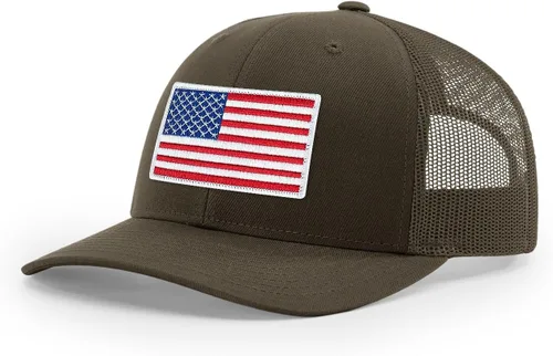 Vista 146 de Joe's USA Richardson 112 - Gorras de camionero con parche gráfico personalizado - Gorras estructuradas de cinco y seis paneles Richardson Premium