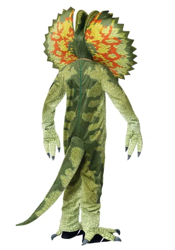 Vista 2 de Disfraz de Dilophosaurus para niños Multicolor