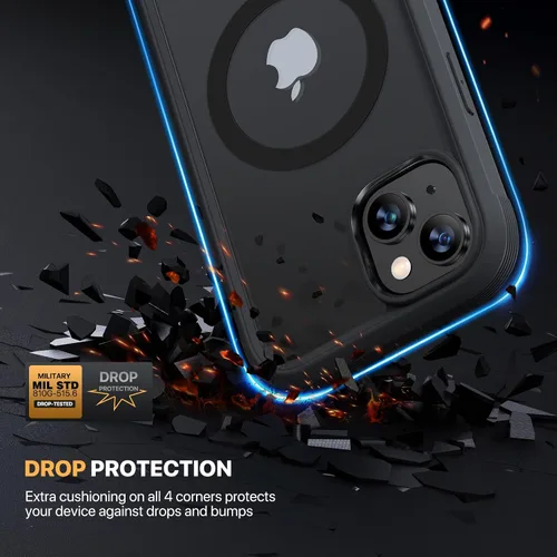 Vista 552 de DIACLARA - Funda transparente compatible con iPhone XR 6.1 pulgadas 2018