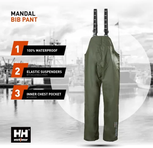 Vista 18 de Ropa de trabajo de Helly Hansen para hombre, mameluco para pescar y para la lluvia