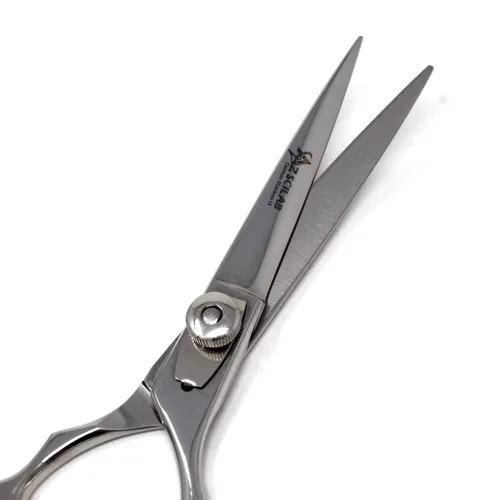 Vista 2 de Tijeras profesionales de peluquería de 5.5 pulgadas, acero inoxidable, tijeras de corte de pelo ligeras para peluquería, peluquería