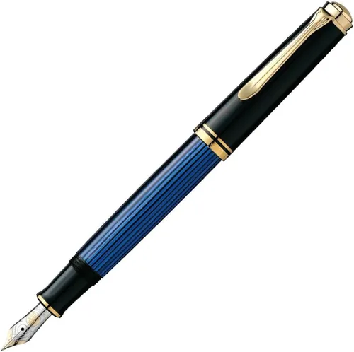 Vista 2 de Pelikan Pluma estilográfica Premium M800 F Plume Negro/Azul