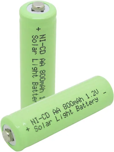 Vista 5 de Pilas solares AA NICD 800 mAh 1,2 V recargables para luces de jardín, mando a distancia, ratón, 20 unidades AA 800 mAh