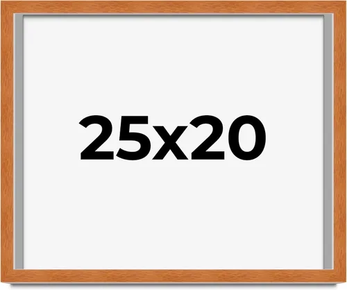Vista 185 de Marco de 3 x 3 pulgadas de madera maciza de nuez y miel marrón con plexiglás acrílico UV, respaldo de tablero de espuma y accesorios para colgar