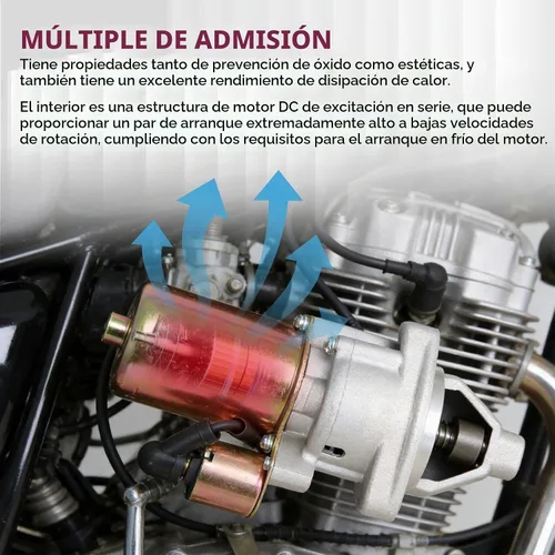 Vista 3 de Reemplazo del motor de arranque para Predator 13HP 420cc 60340 60349 69736