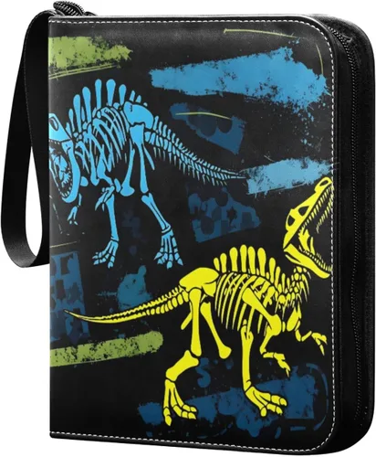 Vista 11 de OTVEE Carpeta de tarjetas con 4 bolsillos, soporte para 400 tarjetas con 50 mangas, carpeta de colección de tarjetas, soporte para libros de béisbol