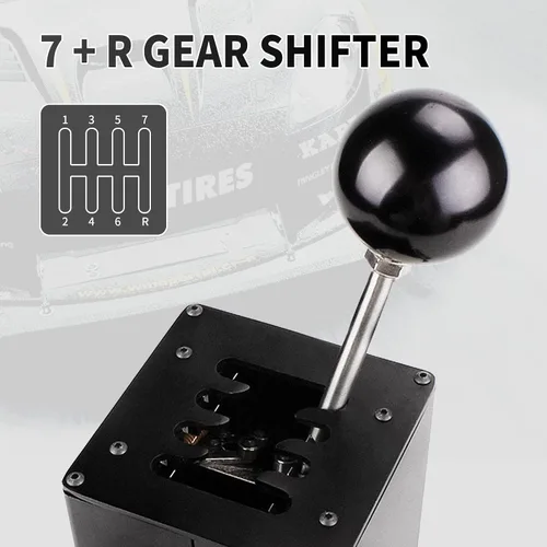 Vista 2 de RASTP PC USB Simulator Shifter, Compatible with Logitech G29 G27 G25 G920 Thrustmaster T300RSGT Steering Wheel Sequential H Gear Shifter Compatible