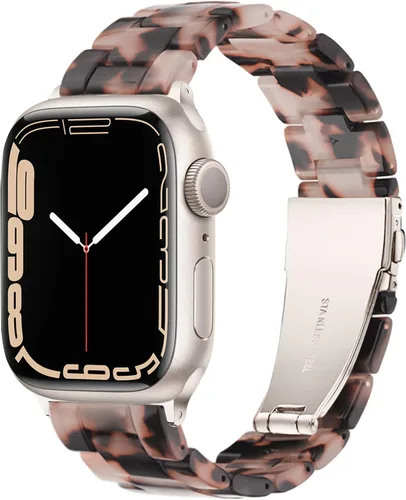 Vista 44 de Bandas para Apple Watch Light House - Correas de resina ligera de moda para iWatch para mujeres y hombres 38mm/40mm/41mm/42mm (Series 11 10)