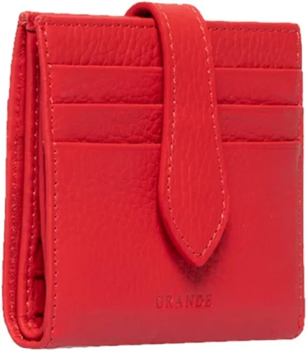 Vista 89 de Grande -3803 Cartera unisex, Azul (Iced Blue), Cartera delgada de cuero con cierre a presión pequeño