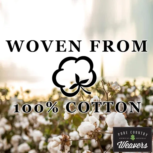 Vista 9 de Pure Country Weavers Manta de cara de sol y luna XL – Tapiz de regalo tejido de algodón – Fabricado en los Estados Unidos (72 x 54 pulgadas)