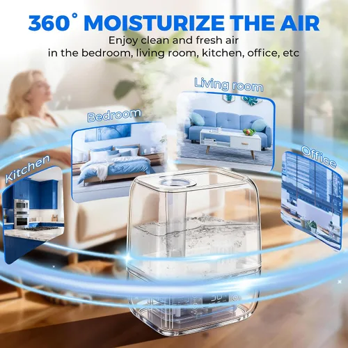 Vista 8 de Paquete de 30 filtros de repuesto para humidificador de llenado superior para humidificadores LEVOIT Classic160, Dual150, Dual200S, Classic300(S)