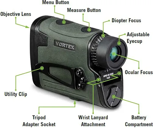 Vista 6 de Telémetro láser Vortex Optics Viper HD 3000