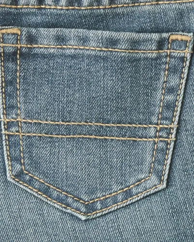 Vista 4 de The Children's Place Pantalones de mezclilla básicos con corte de bota para bebés y niños pequeños