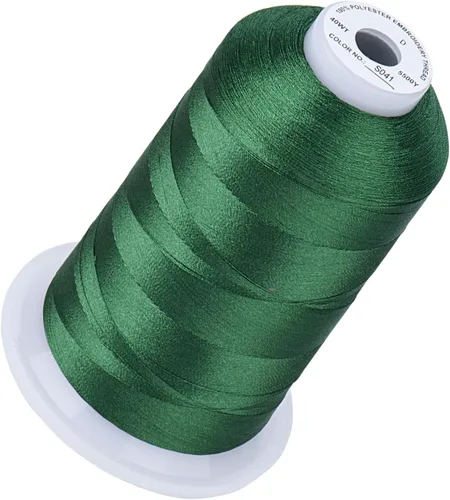 Vista 44 de Simthread 5500 yardas de hilo de bordar, 5000M de alto rendimiento 40WT 100% hilo de poliéster – 170+ colores vívidos, clasificado de alta velocidad