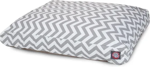 Vista 6 de Majestic Pet Chevron - Cama rectangular lavable para perros, antideslizante, cómoda cama para mascotas, cama de jaula con funda extraíble lavable