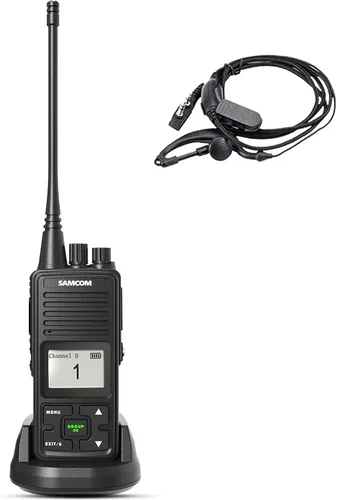 Vista 8 de Radios bidireccionales de 3000 mAh de largo alcance recargables de alta potencia, walkie talkies para adultos, radios comerciales programables de 2