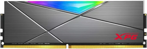 Vista 8 de XPG DDR4 D50 RGB 16GB (2x8GB) 3200MHz PC4-25600 U-DIMM 288-Pins Memoria de escritorio CL16-20-20 Kit Gris (AX4U32008G16A-DT50)