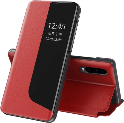 Vista 17 de Funda para Huawei P30 Pro, color negro Funda de piel con soporte, magnética, funda para teléfono para mujeres y hombres, protección a prueba