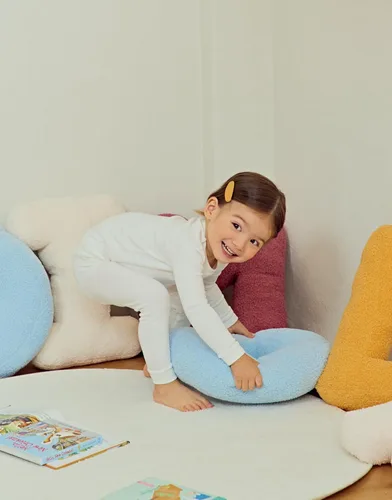 Vista 4 de moimoln Pijama de algodón suave y liso de manga larga para bebés y niños, 6 meses a 5 años