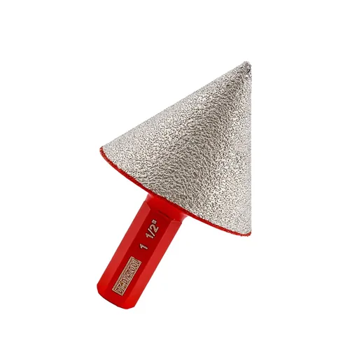 Vista 10 de DT-DIATOOL Brocas biseladas de diamante - Broca de corona de diamante de 4/5 pulgadas x 5/8"-11 rosca para agrandar, recortar, dar forma a agujeros