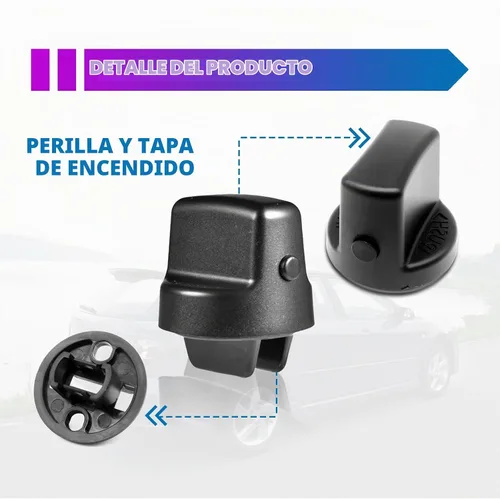 Vista 3 de Botón de encendido de arranque sin llave de repuesto para Mazda CX-9 2007-2015 2007-2011 CX7 2006-2007 Mazda 6 Pomo de llave de encendido y juego