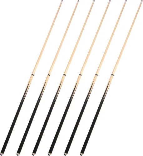 Vista 11 de Pool Cues - Tacos de billar de 58 pulgadas, 21 onzas, 0.512 in, puntas de pegamento de madera dura, juego de 2, juego de 4, juego de 6