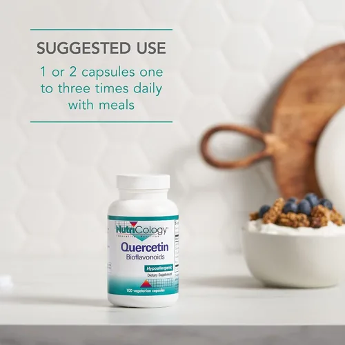 Vista 7 de Nutricology Quercetina Bioflavonoides - Suplemento de quercetina con complejo bioflavonoide limón - Antioxidante y apoyo inmunológico